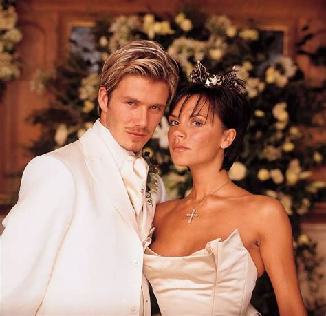 david beckham wedding dress